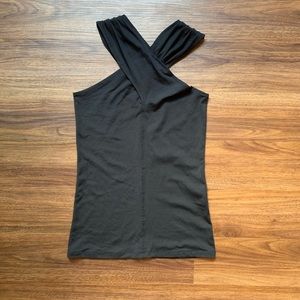 Tildon Crisscrossed Sleeveless Tank